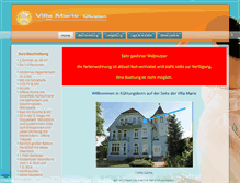 Tablet Screenshot of ferienwohnung-villa-marie.de